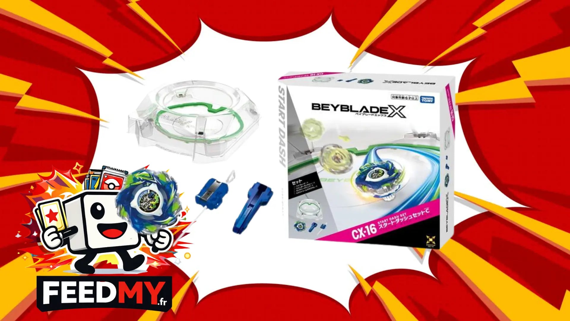 Coffret Beyblade X CX-16 Start Dash Set C | Takara Tomy – FeedMy