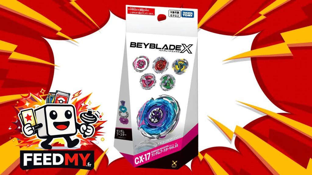 Boîte scellée Takara Tomy Beyblade X CX-17 Random Booster Vol 10