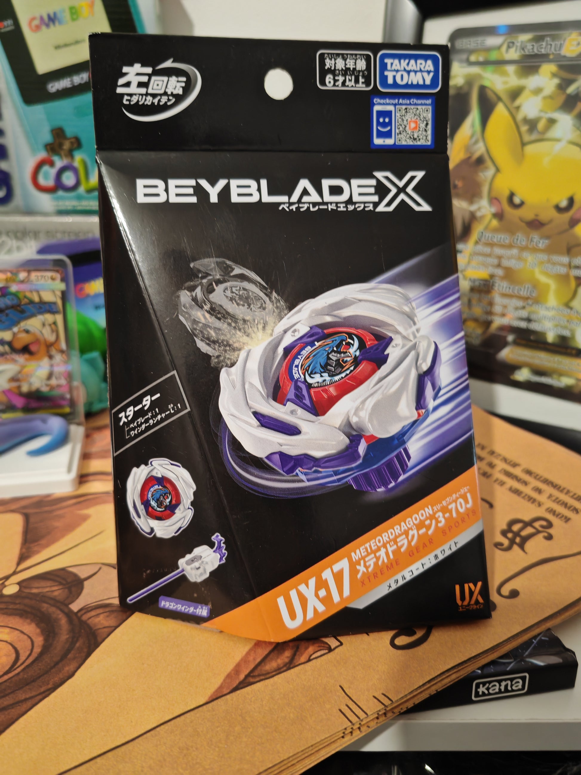 Takara Tomy Beyblade X Ux-17 Meteor Dragoon 3-70J