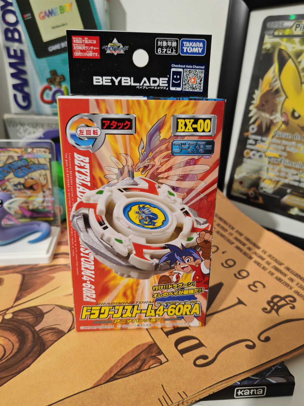 Takara Tomy Beyblade X Bx-00 Booster Dragoon Storm 4-60Ra Lame Bxg-22