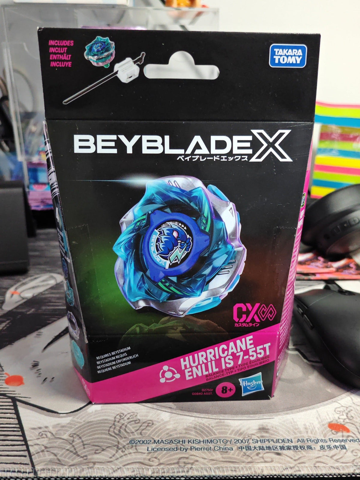 Hurricane Enlil IS 7-55T — Produit scellé Hasbro Beyblade X — Neuf - FeedMy