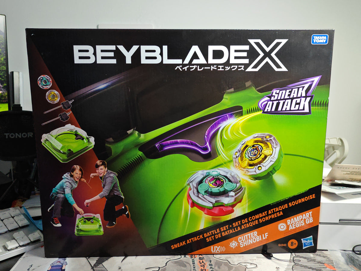 Sneak Attack Battle Set — Produit scellé Hasbro Beyblade X — Neuf