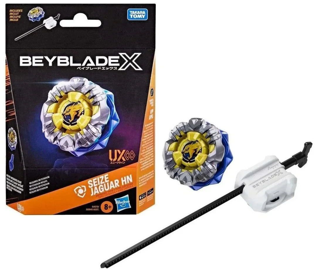 Starter Pack Seize Jaguar HN UX Infinity — Produit scellé Hasbro Beyblade X