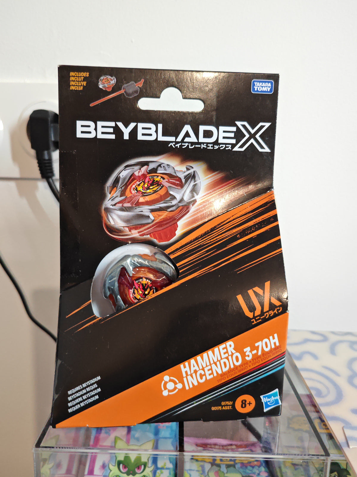 Hammer Incendio 3-70H — Produit scellé Hasbro Beyblade X — Neuf