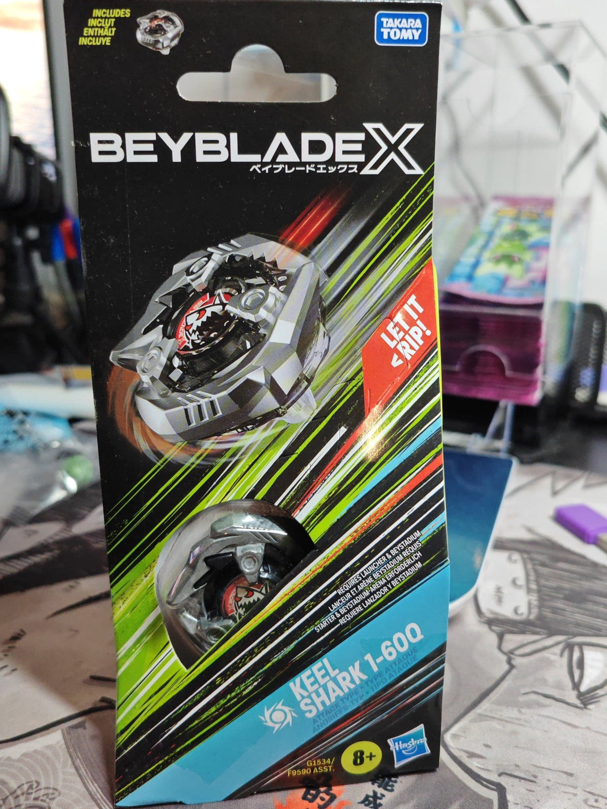 Keel Shark 1-60Q — Produit scellé Hasbro Beyblade X — Neuf - FeedMy