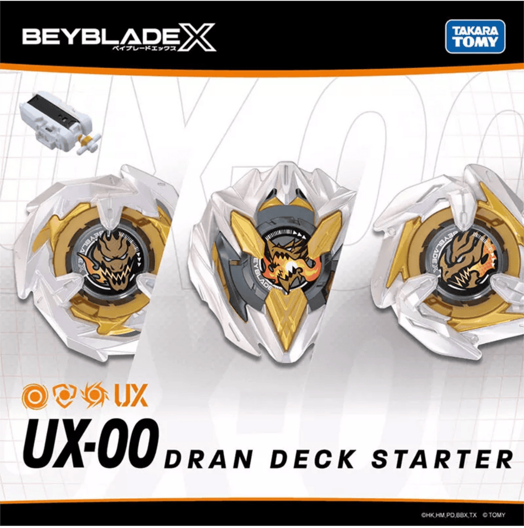 Takara Tomy UX-00 Dran Deck Starter Set Burst Beyblade X Booster Stock Officiel - FeedMy