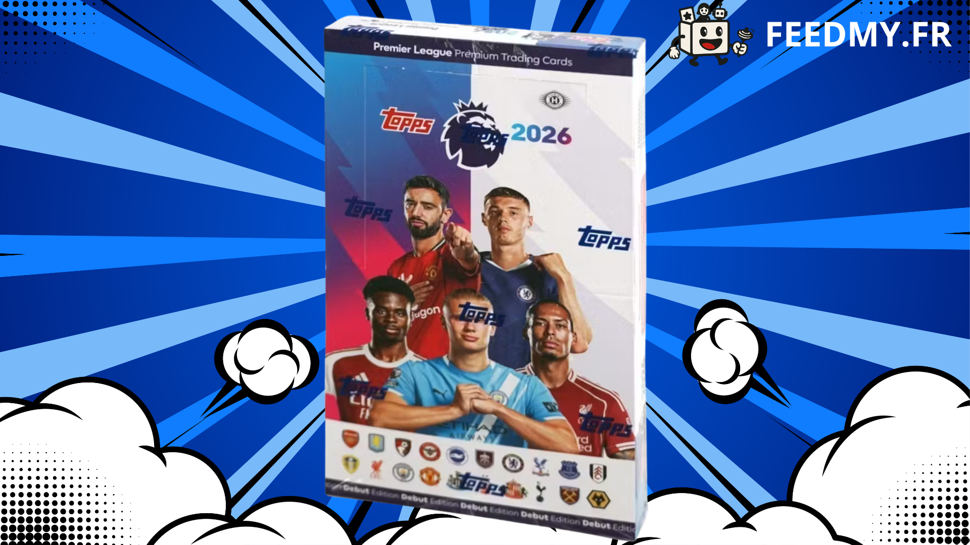 2025/26 Topps Premier League – Hobby Box officielle (Cartes authentiques)