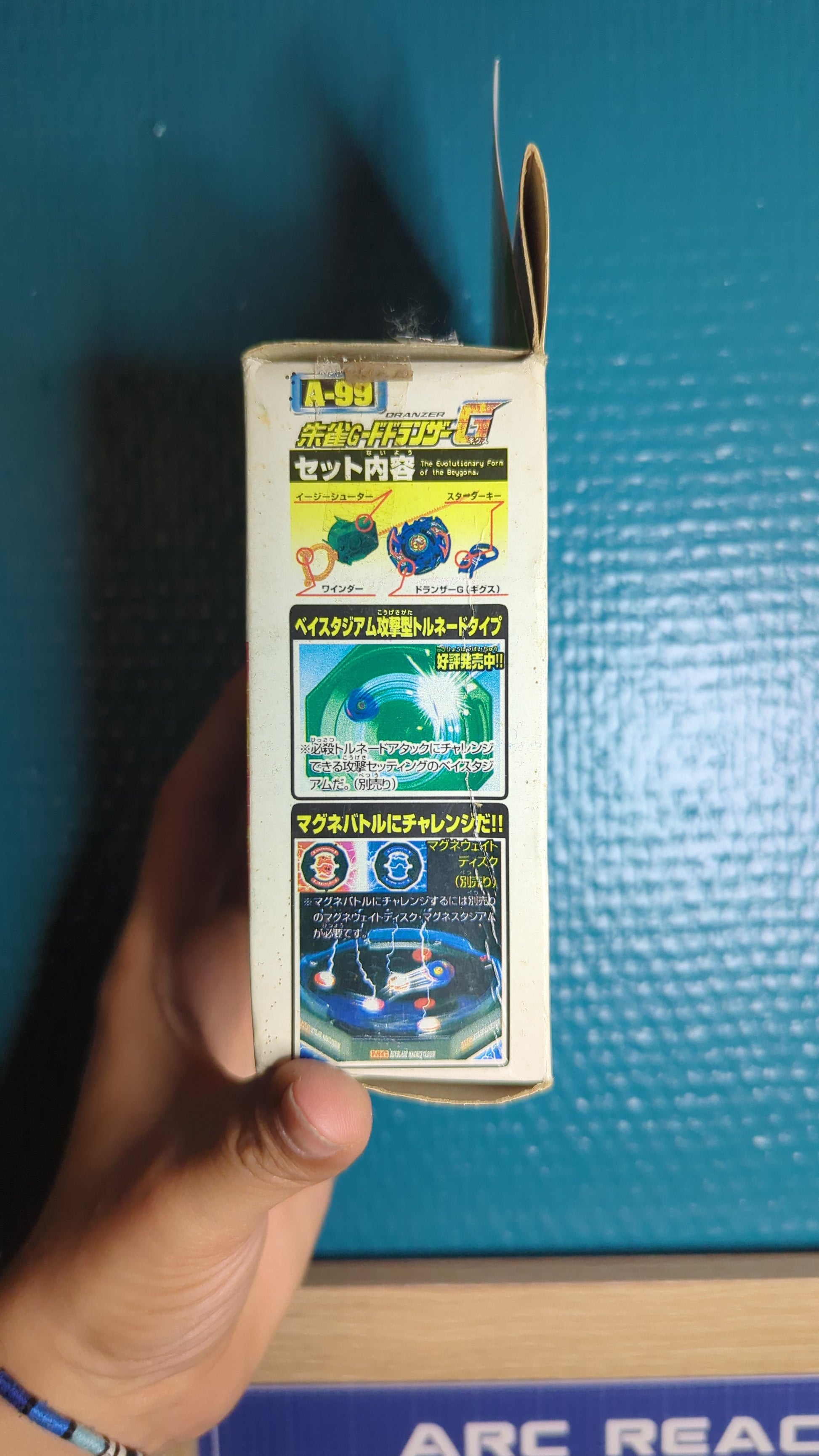 Takara Beyblade G-Revolution Launcher A-99 Dranzer G Kai Hiwatari en boîte jamais monté.