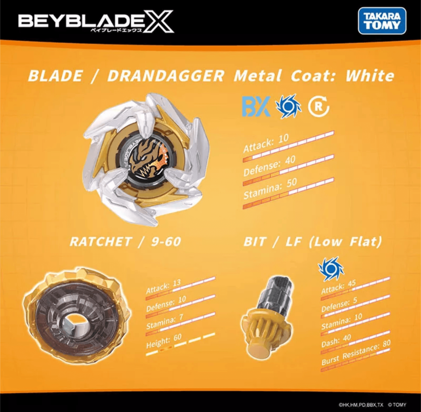 Takara Tomy UX-00 Dran Deck Starter Set Burst Beyblade X Booster Stock Officiel - FeedMy