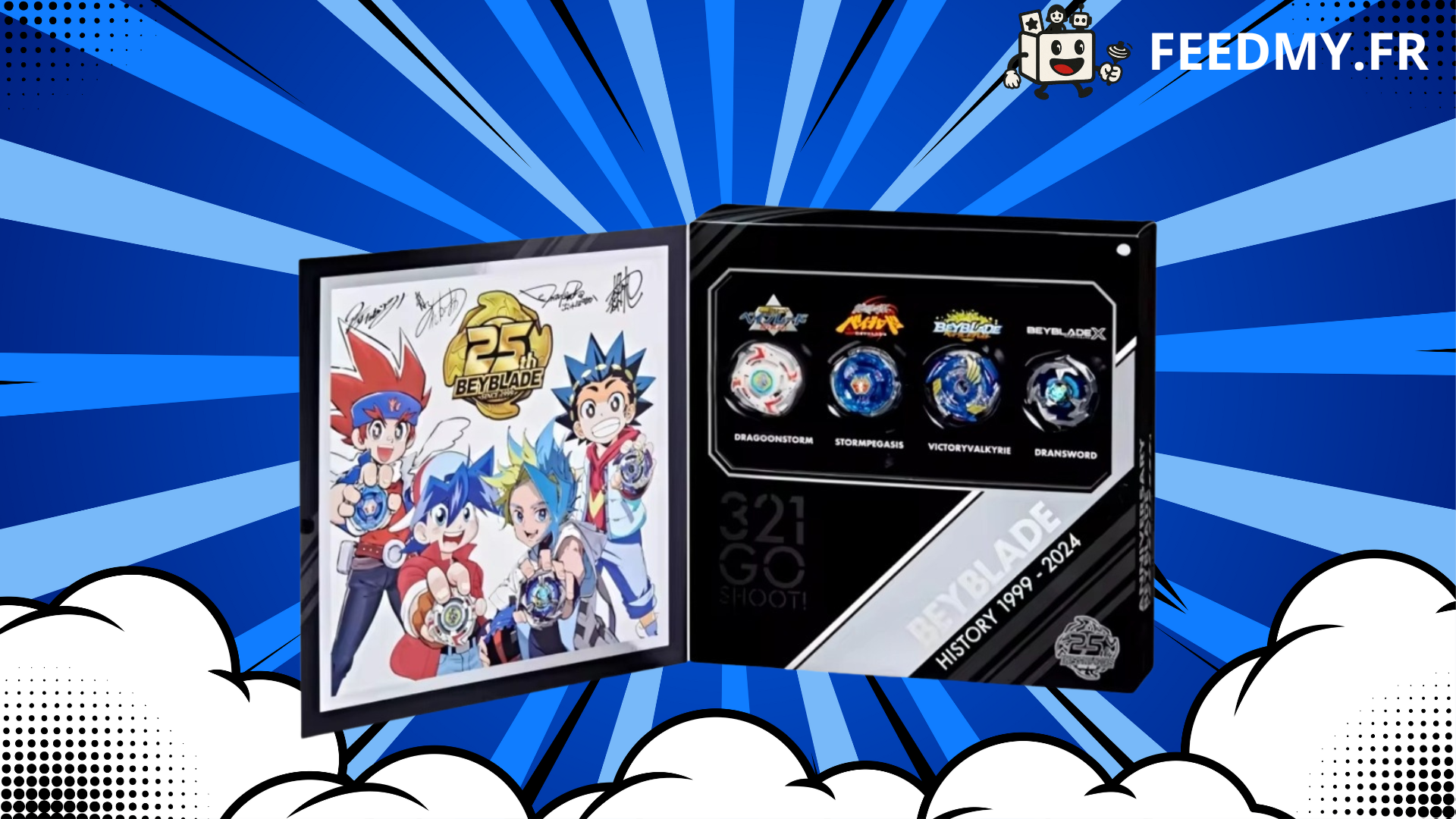 Takara Tomy Beyblade X - Coffret Collector Anniversaire 25 ans  BX-00 Beyblade BXG-12