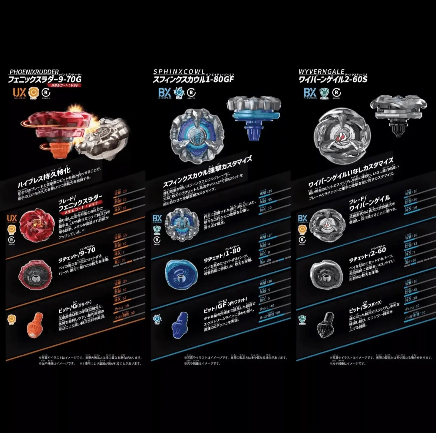 TAKARA TOMY BEYBLADE X Beyblade X UX-07 Phoenix Ladder Deck Set FeedMy