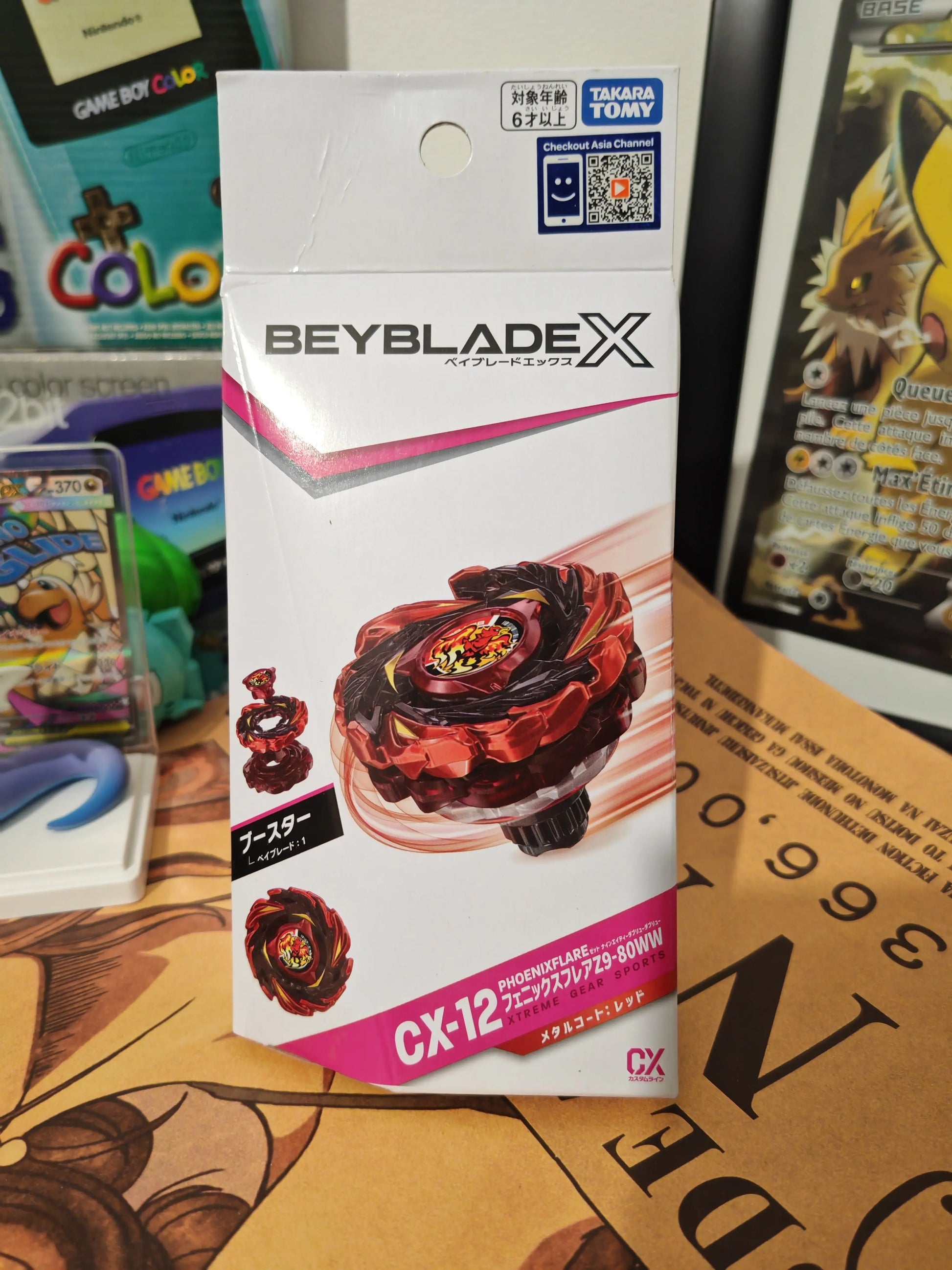 Takara Tomy Beyblade X CX-12 PhoenixFlare Z9-80WW TAKARA TOMY