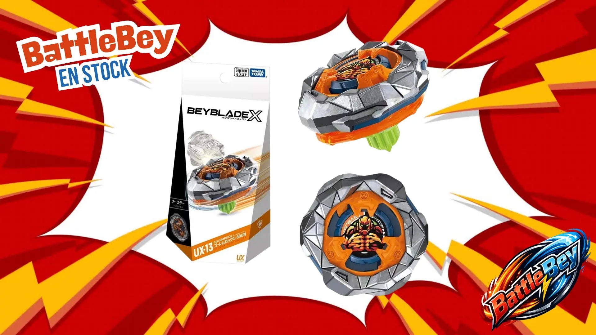 Takara Tomy - UX - 13 GOLEMROCK 1 - 60UN - FeedMy