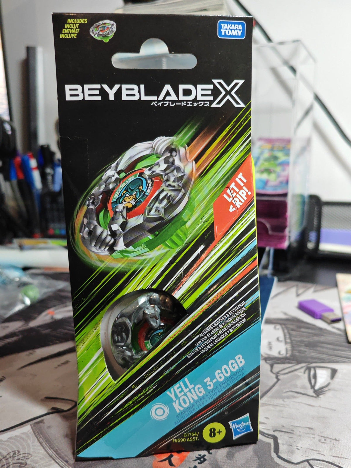 Yell Kong 3-60GB — Produit scellé Hasbro Beyblade X — Neuf - FeedMy